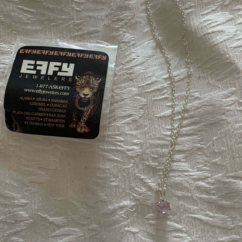 Light purple EFFY amethyst necklace